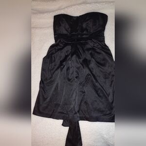 Vintage 90s Black Strapless Dress